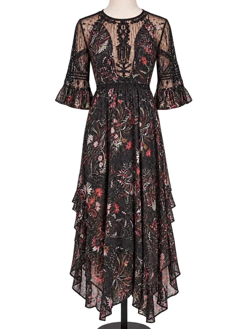 Free People Spirit of the Wild Floral Maxi Dress Size M New With Tags